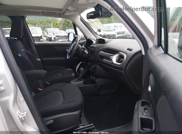 ZACNJDBBXMPM80960 2021 JEEP RENEGADE Silver წინა სალონის ხედი