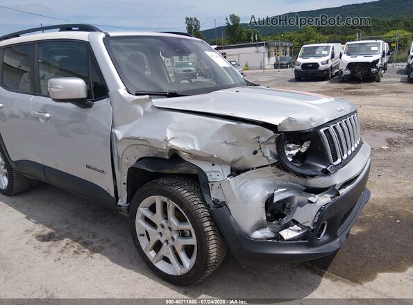ZACNJDBBXMPM80960 2021 JEEP RENEGADE Silver წინა ხედი