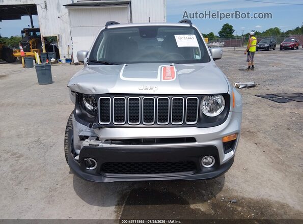 ZACNJDBBXMPM80960 2021 JEEP RENEGADE Silver ხელსაწყოთა პანელის ხედი