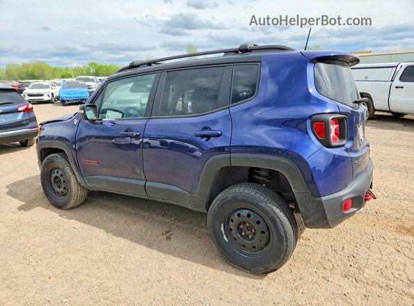 ZACNJDC11MPN33860 2021 JEEP RENEGADE Синий Задняя левая четверть
