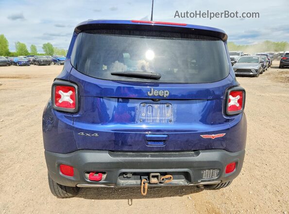 ZACNJDC11MPN33860 2021 JEEP RENEGADE Синий Вид сзади