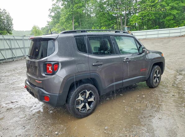 ZACNJDC13MPN30569 2021 JEEP RENEGADE Серый Задняя правая четверть