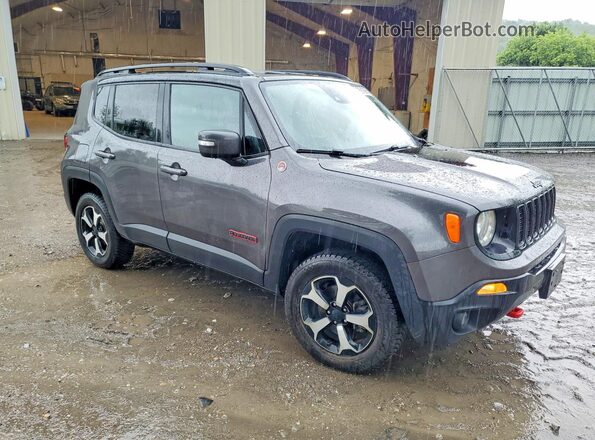 ZACNJDC13MPN30569 2021 JEEP RENEGADE Серый Передняя правая четверть