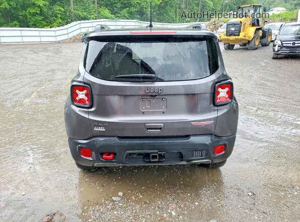 ZACNJDC13MPN30569 2021 JEEP RENEGADE Серый Вид сзади