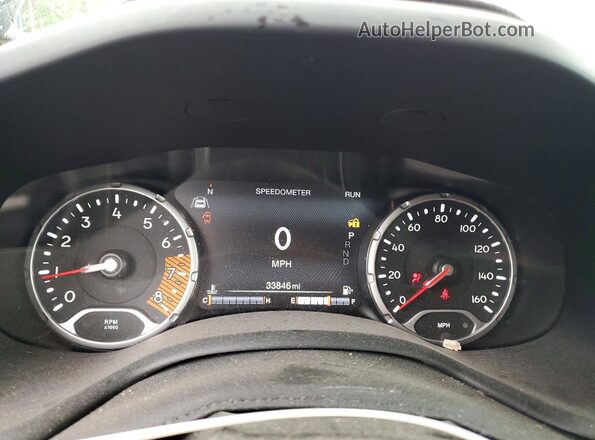 ZACNJDC16PPP54858 2023 JEEP RENEGADE Blue ხელსაწყოთა პანელის ხედი