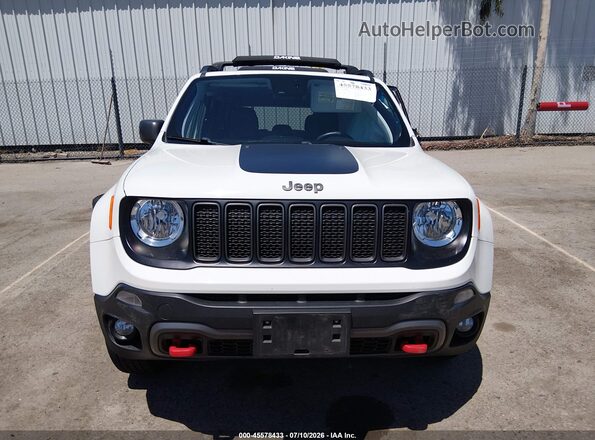 ZACNJDC17MPN28694 2021 JEEP RENEGADE Белый Вид задней части салона