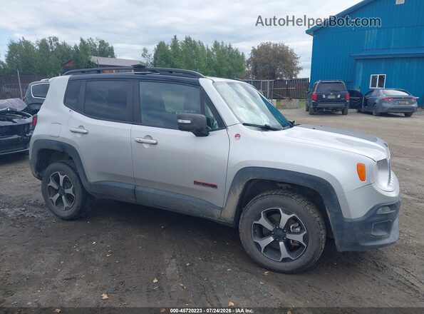 ZACNJDC17MPN36472 2021 JEEP RENEGADE Серебряный Вид щитка приборов