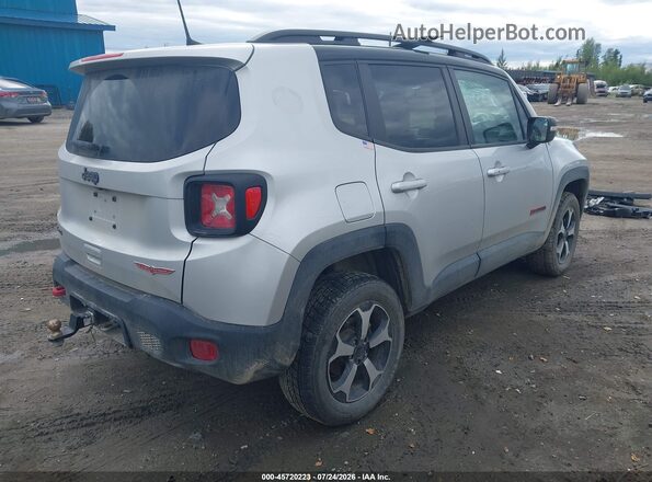 ZACNJDC17MPN36472 2021 JEEP RENEGADE Серебряный Задняя правая четверть