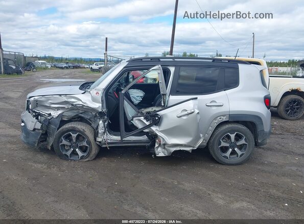 ZACNJDC17MPN36472 2021 JEEP RENEGADE Серебряный Вид задней части салона