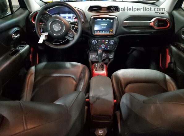 ZACNJDC19NPN80085 2022 JEEP RENEGADE Blue Вид панелі приладів