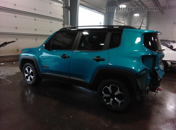 ZACNJDC19NPN80085 2022 JEEP RENEGADE Blue Задня ліва чверть