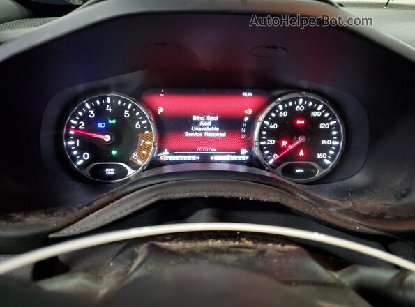 ZACNJDC19NPN80085 2022 JEEP RENEGADE Blue Вид щитка приладів