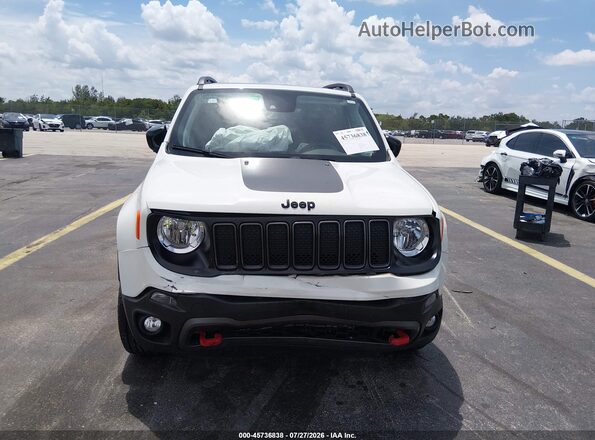 ZACNJDC19PPP19120 2023 JEEP RENEGADE Белый Вид панели приборов