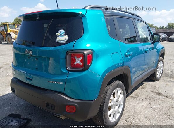 ZACNJDD10MPM26541 2021 JEEP RENEGADE Бирюзовый Задняя правая четверть