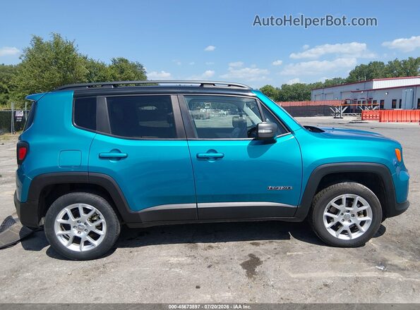 ZACNJDD10MPM26541 2021 JEEP RENEGADE Бирюзовый Вид задней части салона