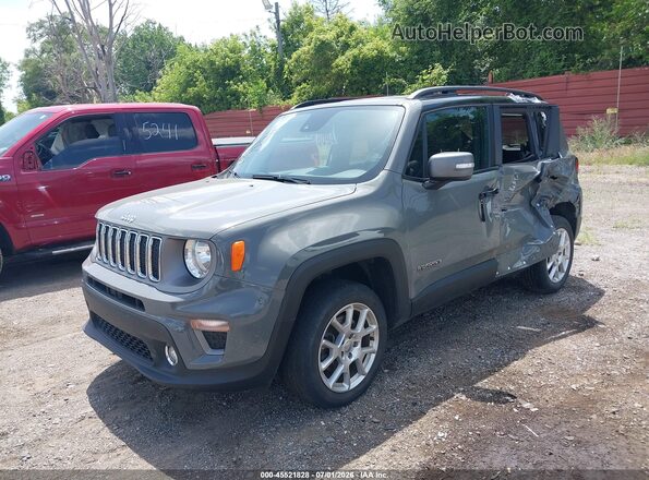 ZACNJDD13MPM29952 2021 JEEP RENEGADE Gray Առջևի ձախ երեք քառորդ տեսարան