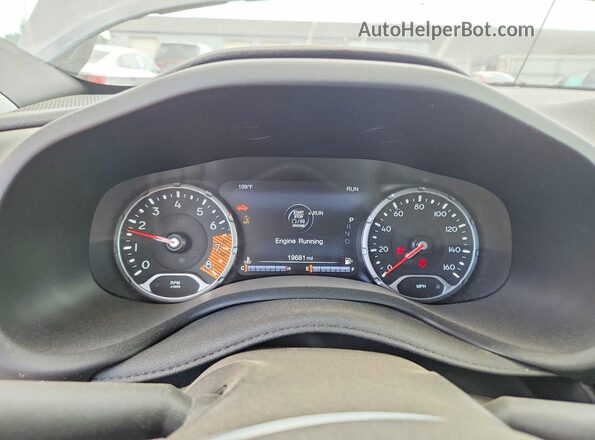 ZACNJDD15MPN32869 2021 JEEP RENEGADE Gray Instrument cluster view