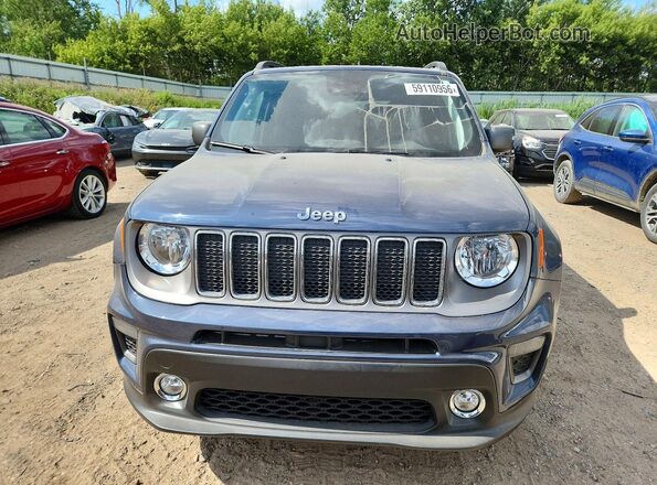 ZACNJDD15MPN32869 2021 JEEP RENEGADE Gray Front view