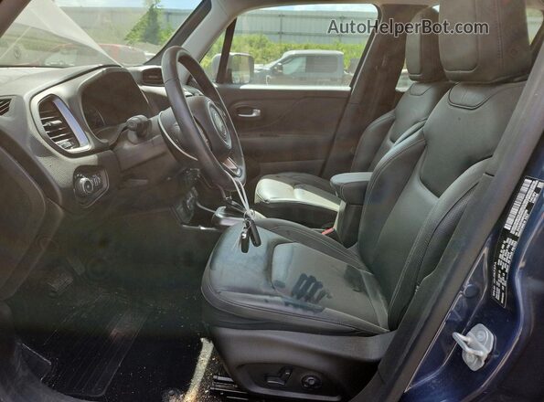 ZACNJDD15MPN32869 2021 JEEP RENEGADE Gray Front interior view