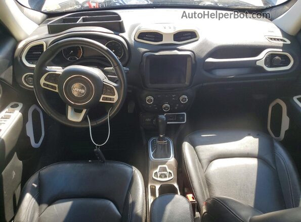 ZACNJDD19MPM22181 2018 JEEP RENEGADE Black Dashboard view
