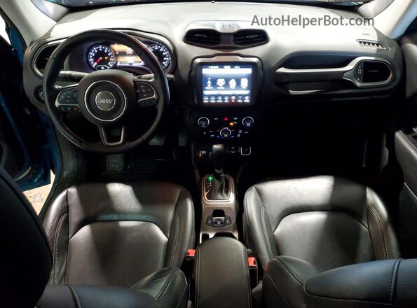 ZACNJDD1XNPP01429 2022 JEEP RENEGADE Teal Вид панелі приладів