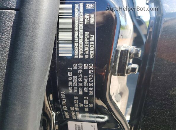 ZACNJDE10PPP17916 2023 JEEP RENEGADE Black Вид наклейки з VIN-кодом