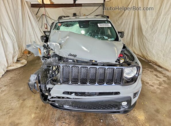 ZACNJDE14NPN58850 2022 JEEP RENEGADE Gray Front view