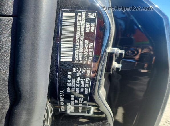 ZACNJDE16PPP25387 2023 JEEP RENEGADE Black Вид наклейки з VIN-кодом