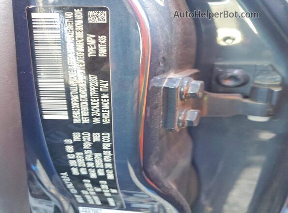 ZACNJDE17PPP22837 2023 JEEP RENEGADE Blue Vista de la etiqueta del VIN