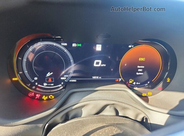 ZACPDFCW8R3A16533 2024 DODGE OTHER Black Instrument cluster view