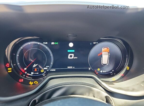 ZACPDFDW1R3A22351 2024 DODGE OTHER Blue Vista del cuadro de instrumentos