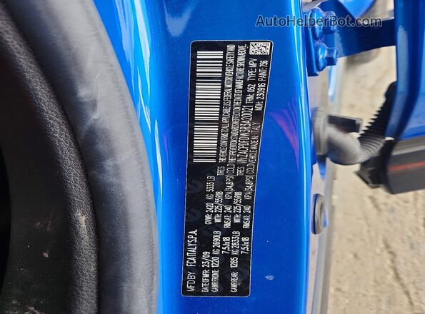 ZACPDFDW3R3A20021 2024 DODGE OTHER Blue Widok wnętrza 360 stopni