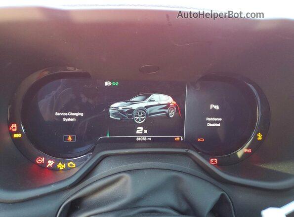 ZACPDFDW5R3A21915 2024 DODGE OTHER Red Vista del cuadro de instrumentos