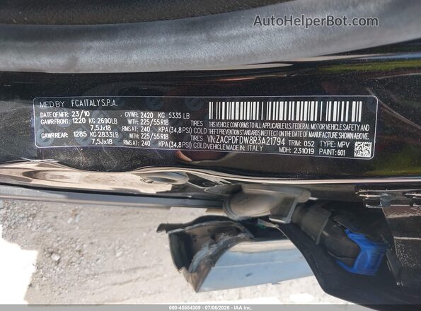 ZACPDFDW8R3A21794 2024 DODGE OTHER Black Widok komory silnika