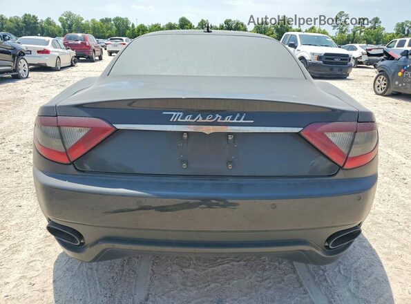 ZAM45VLA5H0221072 2017 MASERATI GRANTURISM Black უკანა ხედი