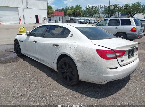 ZAM56PPA3G1163866 2016 MASERATI QUATTROPOR Белый Задняя левая четверть