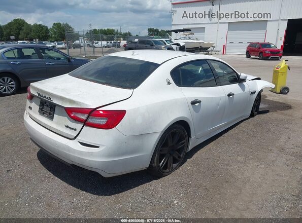 ZAM56PPA3G1163866 2016 MASERATI QUATTROPOR Белый Задняя правая четверть