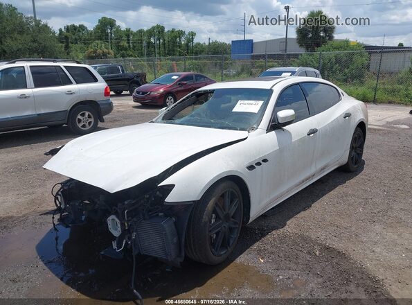 ZAM56PPA3G1163866 2016 MASERATI QUATTROPOR Белый Передняя левая четверть