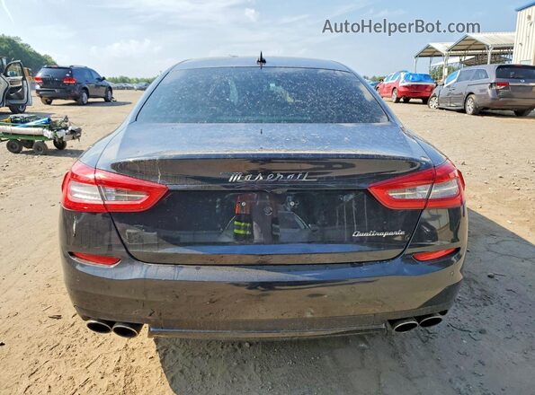 ZAM56RPA3G1168707 2016 MASERATI QUATTROPOR Black Вид ззаду