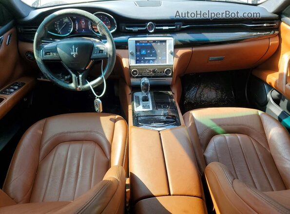ZAM56RPA3G1168707 2016 MASERATI QUATTROPOR Black Вид панелі приладів