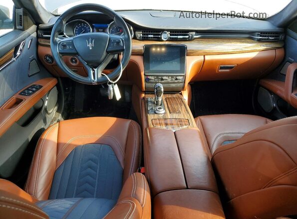 ZAM56RPL5H1197077 2017 MASERATI QUATTROPOR Серый Вид панели приборов