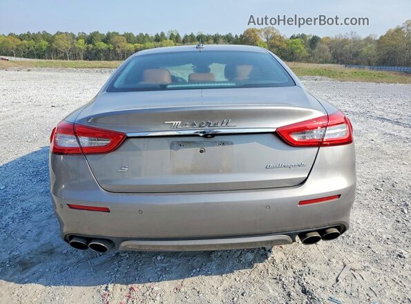 ZAM56RPL5H1197077 2017 MASERATI QUATTROPOR Серый Вид сзади