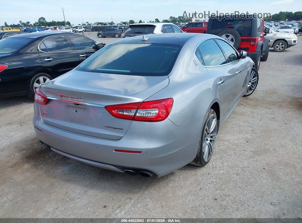 ZAM56RPL7H1211643 2017 MASERATI QUATTROPOR Серебряный Задняя правая четверть