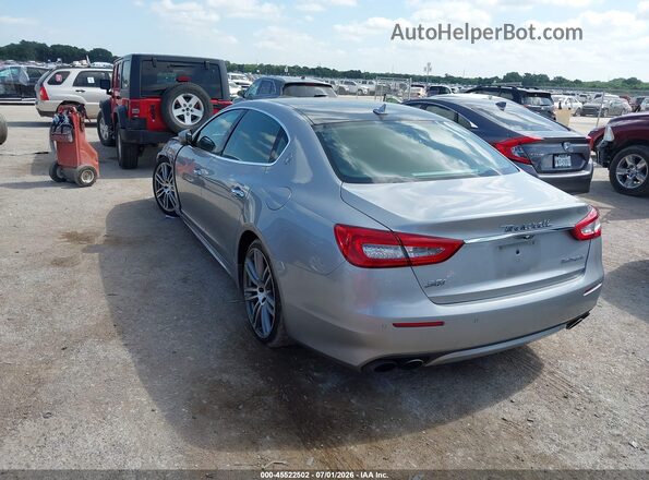 ZAM56RPL7H1211643 2017 MASERATI QUATTROPOR Серебряный Задняя левая четверть