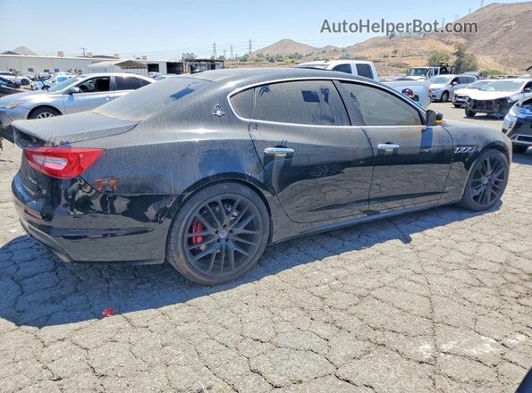 ZAM56RPS4H1235504 2017 MASERATI QUATTROPOR Black Задня права чверть