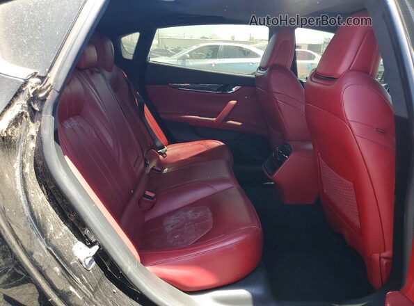 ZAM56RPS4H1235504 2017 MASERATI QUATTROPOR Black Вид задніх сидінь