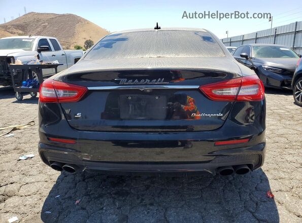 ZAM56RPS4H1235504 2017 MASERATI QUATTROPOR Black Вид ззаду