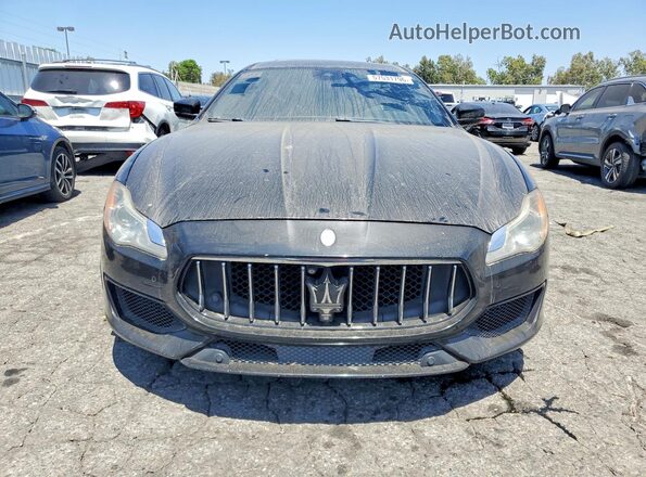 ZAM56RPS4H1235504 2017 MASERATI QUATTROPOR Black Вид спереду