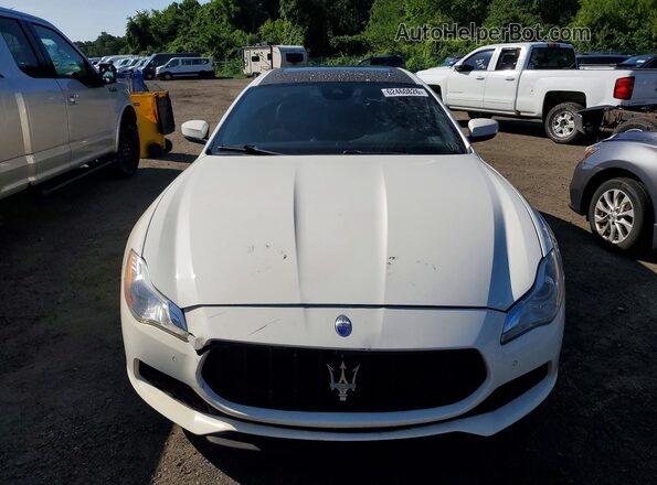 ZAM56RRA3H1206029 2017 MASERATI QUATTROPOR Белый Вид спереди