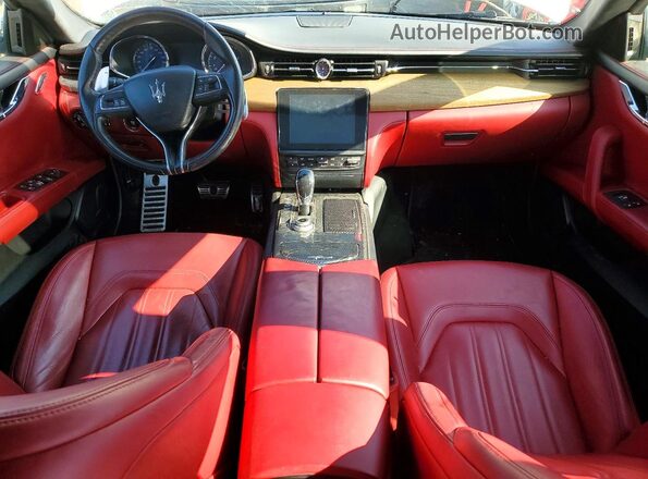 ZAM56RRA3H1206029 2017 MASERATI QUATTROPOR Белый Вид панели приборов